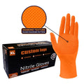 Wholesale Factory 8mil 10 Mil Raised Diamond Texture Latex-Free Food-Safe Cleaning Heavy Duty Nitrile Glove Disposable Gloves