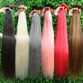 Wholasela Long Natural Human Hair Extensions 32 34 36 40 Inch 12A Bone Straight BundlesRaw Virgin Human Hair Extension Bundle
