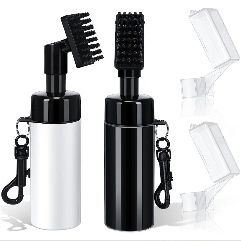 Ailuoha Portable Luxury Eco-friendly Golf Water Cleaning Brush Heavy Duty Retractable Clip Golf Club Groove Cleaner