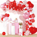 128pcs Valentine Backdrop Decoration Balloon Garland Arch Kits for Lovers Day Decor Balloons Wedding Photo Prop Celebration