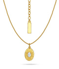 QX Manufacturer Custom OEM Fine Jewelry 18K Gold Plated 925 Sterling Silver Zircon Women Necklaces
