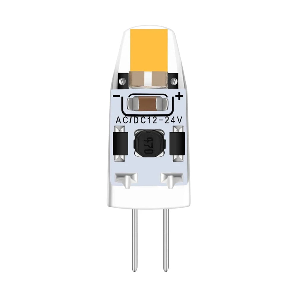 Dimmable 12-24V G4 Mini LED Bulb 1.5W 0705 COB Silicone Energy Saving Lampada LED Lamp Replace Halogen for Chandelier Lighting