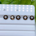 Round 4.0mm~14.0mm Good Quality Faceted  Natural  Gemstones Smoky Quartz for Jewelry Setting Natural  Smoky Quartz