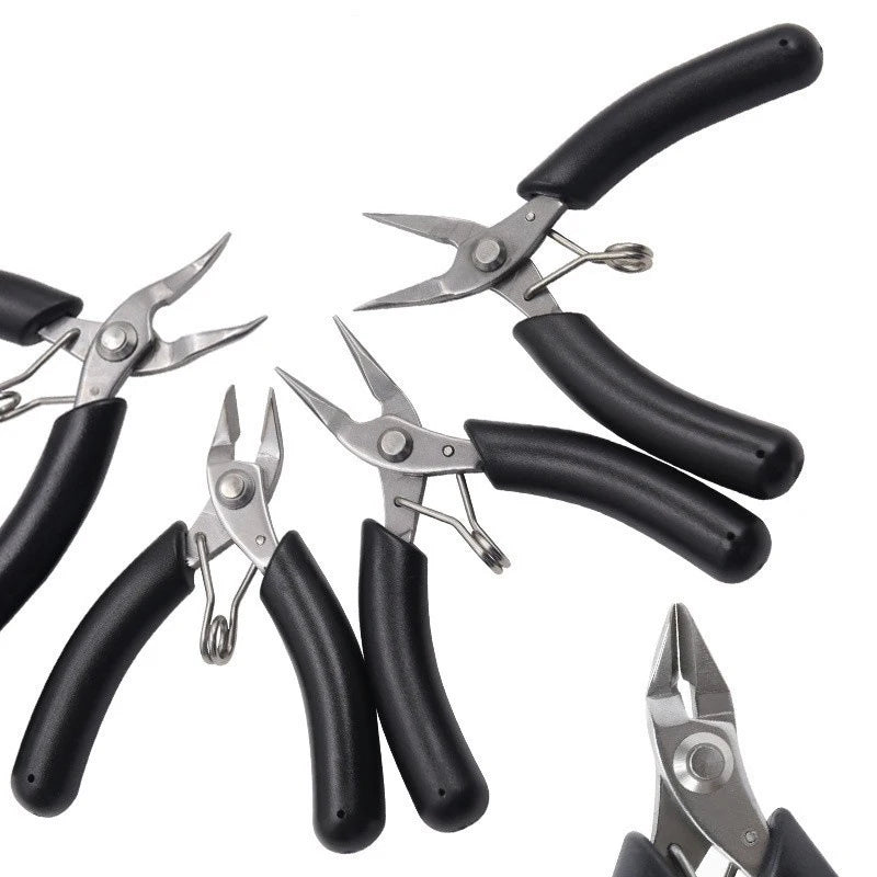 3.5 Inch Mini Long/Round/Diagonal Cutting/Bent Needle Nose Pliers