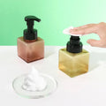 Stock 250ml 8oz Refillable Push Bottle Micellar Water square Matte Finish Skincare Packaging