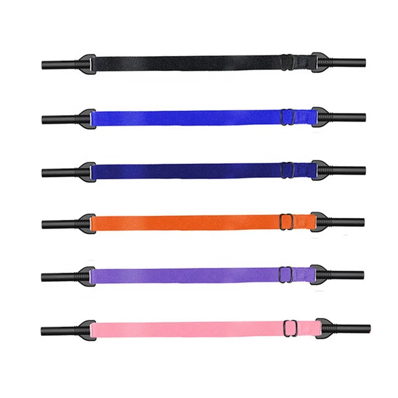 Adjustable Nylon Cord Spectacle Spring Band 2 Grooves Snapping Snap Elastic Glasses Strap for Adult Optical Eyewear Accessories