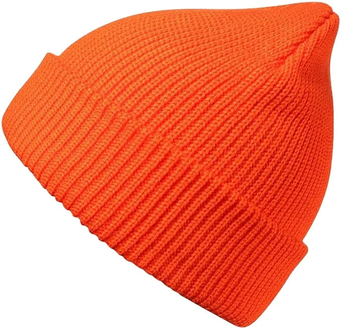 Manufacture Free Design Classic Solid Color Warm Winter Hats Acrylic Knit Cuff Beanie Cap Daily Beanie Hat