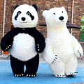 Cheap CE Inflatable Panda & Polar Bear Mascot Costume for Parties & Walking Available for Sale