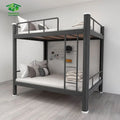 School Dormitory Metal Bed Frame Dormitory Bed Bunk Metal With Ladder Bedroom Adult Kids Metal Bed