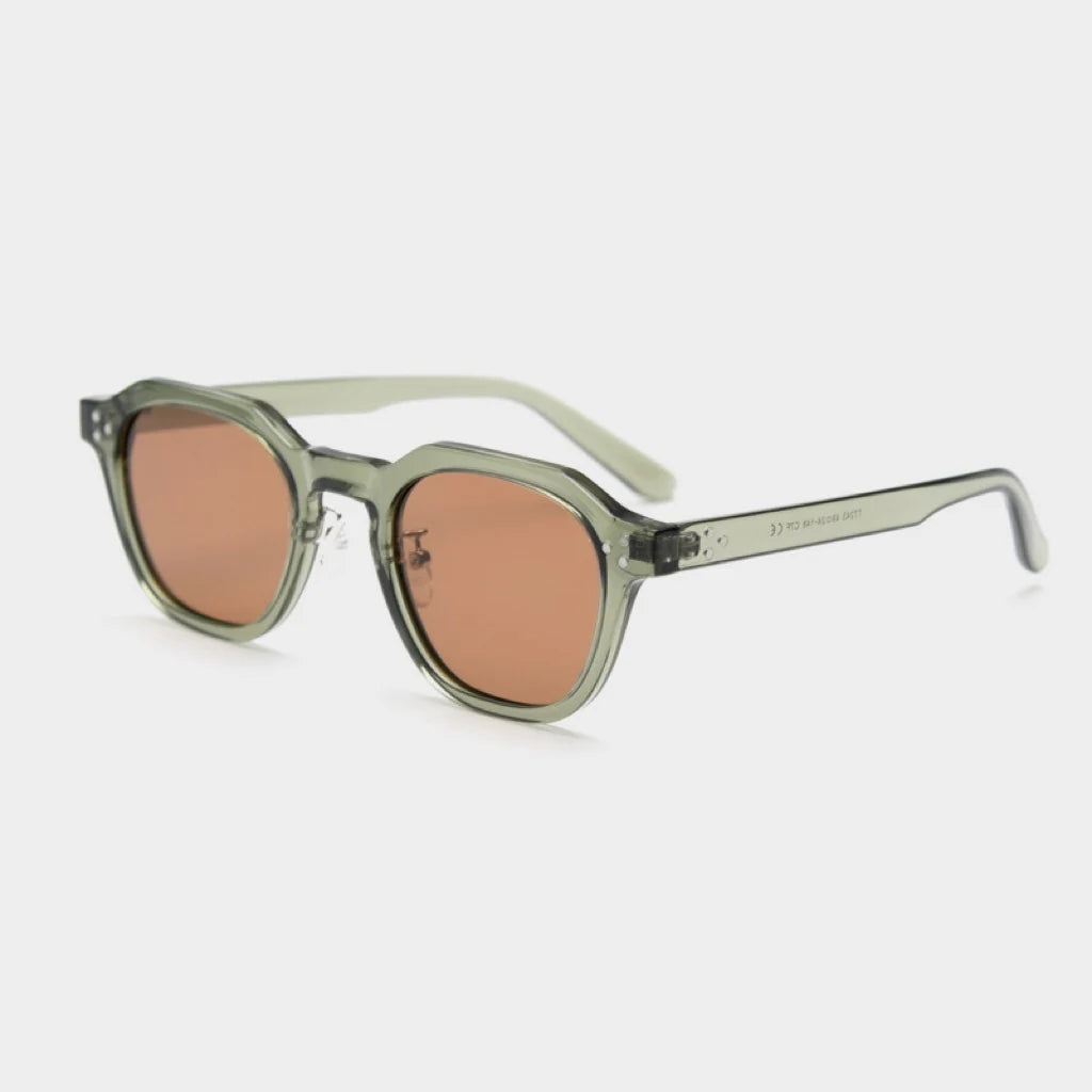 Cross-border Korean Minority TR90 Polarizing Sunglasses Men and Women Net Red Plain Makeup Street Photo Retro Sunglasses