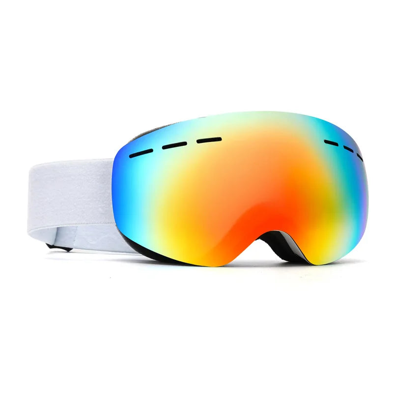 Fashionable OTG Children's Double-Layer High-Definition Anti-Fog Ski Goggles UV400 Outdoor Windproof Eye Glasses