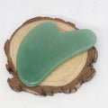 DIY Skin Care Mat Scraping Treatment Neck Back Head SPA Massage Beauty Green Aventurine Square Gua Sha
