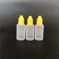 30ml PE Plastic Squeeze Bottles with Childproof Cap and Dropper Custom Logo Screen Printed Liquid Medicine Container