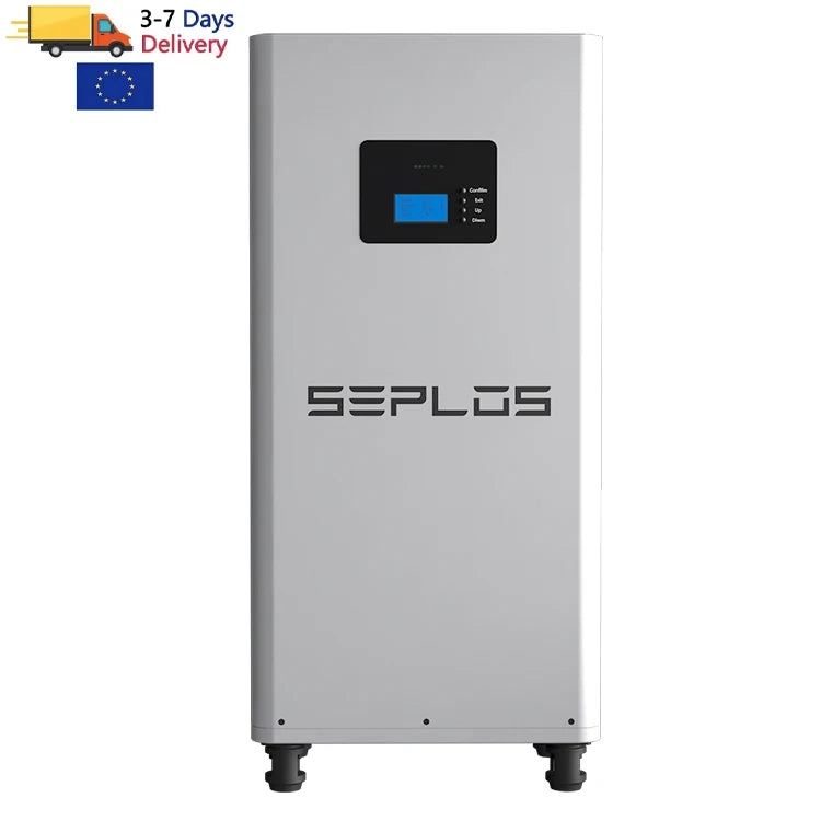 EU Stock 48V 200A 280Ah DIY Seplos Lifepo4 Battery Box Metal DIY Kit Standalone 280 Hybrid Grid Connection No Battery Included