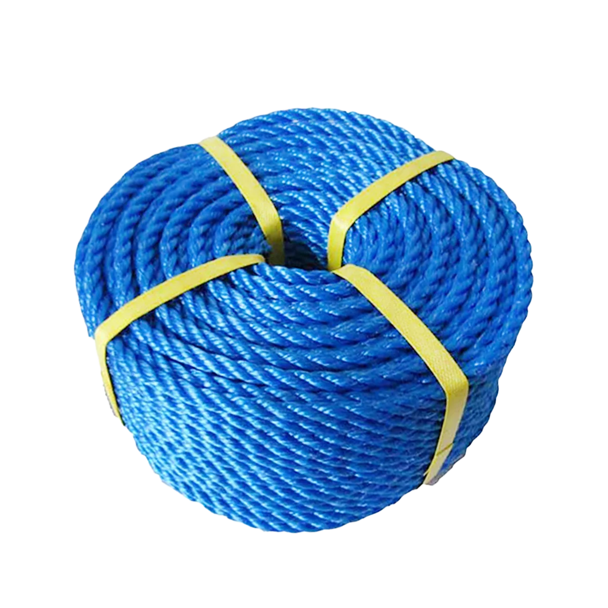 HDPE 3 Strands Rope Plastic Twisted PP Packaging PE Fishing Rope