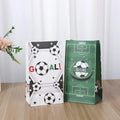 Soccer Party Bags for Kids Football Sports Theme Treats Candy Gift Bags Children Birthday Decoration Supplies Paper