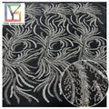 French White Wedding Sequins Embroidery Beaded Mesh Lace Fabric Luxury Women Bridal Dress Sequin Beads Tulle Lace Fabric