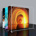 Popular Trade Show Straight Tension Fabric Backdrop Ez Tube Display Banner Custom Pillow case Straight Backdrop