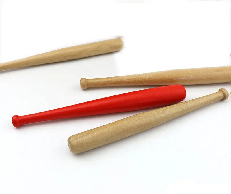 Custom logo Color Made to Order Wholesale in Bulk Cheap No logo Blank Natural Color 18 Inch Mini Wood Baseball Bat