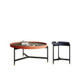 Small round end table set furniture living room sofa side table customized color marble stone modern luxury coffee corner tables