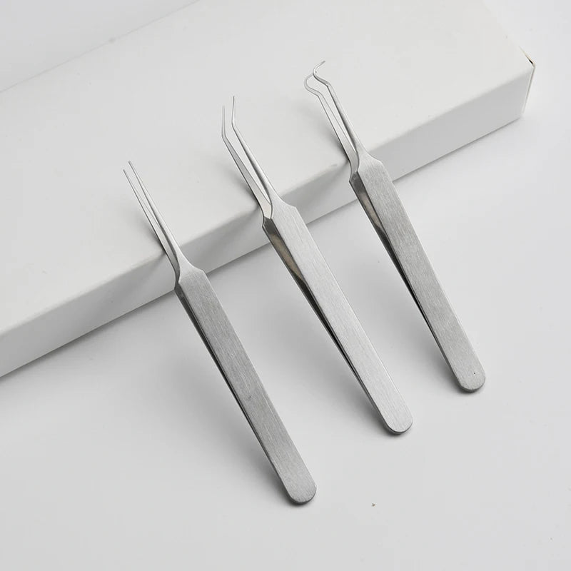 Professional Blackhead Remover Extractor Tool Stainless Steel Pimple Tool 4pcs Acne Needle Set Acne Clip
