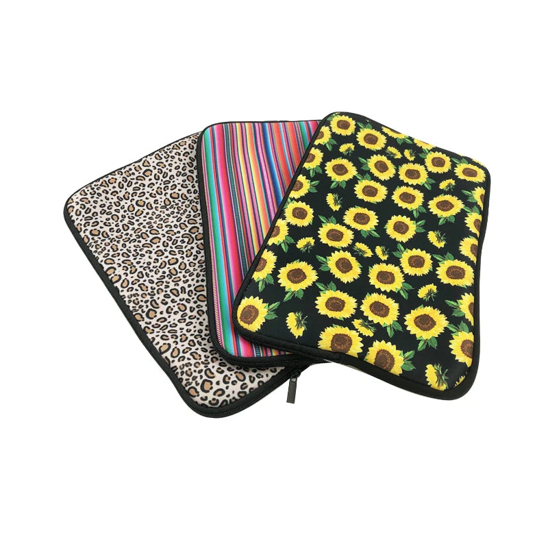 Sublimation Blank Laptop Bag & Case Neoprene Laptop Sleeve Case Laptop Sleeve Bag for Women Men 11'' 13" 15"