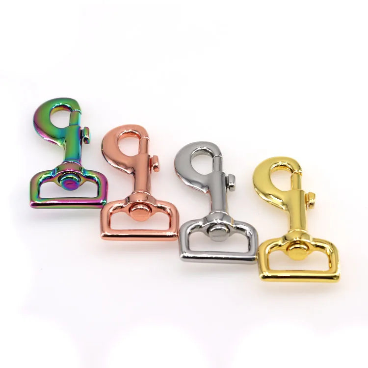Wholesale 25mm Swivel Snap Hook Hardware Parts Alloy Dog Hook for Leather Accessories Bag Parts & Accessories