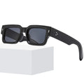 Trendy Unisex Small Square Sunglasses High Quality Comfortable with UV400 Lenses Available in Black White Green Frames Men Women