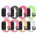 ShanHai Smart Wristband Bracelet Replacement Strap Soft Silicone Transparent Color Split Strap Suitable for Huawei Band6