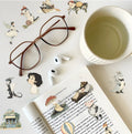 Fun and Playful PET Graffiti Stickers for DIY Retro Journal Decoration Water Bottle and Phone Case Collages