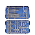 Complete MEDICA Brand Veterinary Trauma Orthopedic Stainless Steel Implants Plate Instrument Kit-Convenient & Long-Lasting