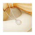 Free Design 925 Sterling Silver Necklace Women's Agate Stone Pendant Necklace Jewelry