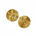 Exaggerated Fashion Gold Plated Jewelry Stud Statement Chunky Earrings Women Gifts Stainless Steel Earring