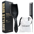 Ship Direct From CALIFORNIA Masterlee Waterproof  Nylon Plastic Vented Paddle Detangling Scalp Massage Hair Brush Sets