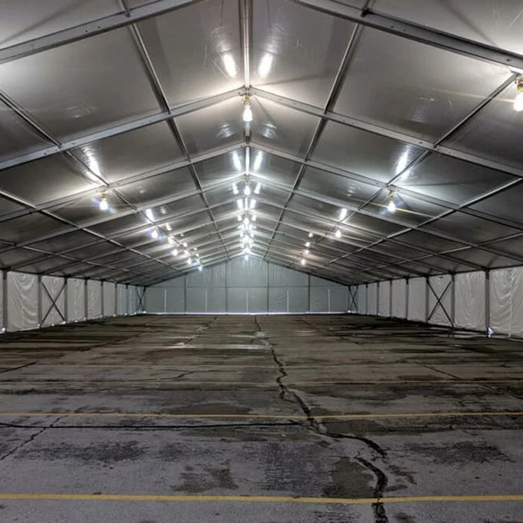 White Outdoor Industrial Event Marquee StorageTent for Warehouse