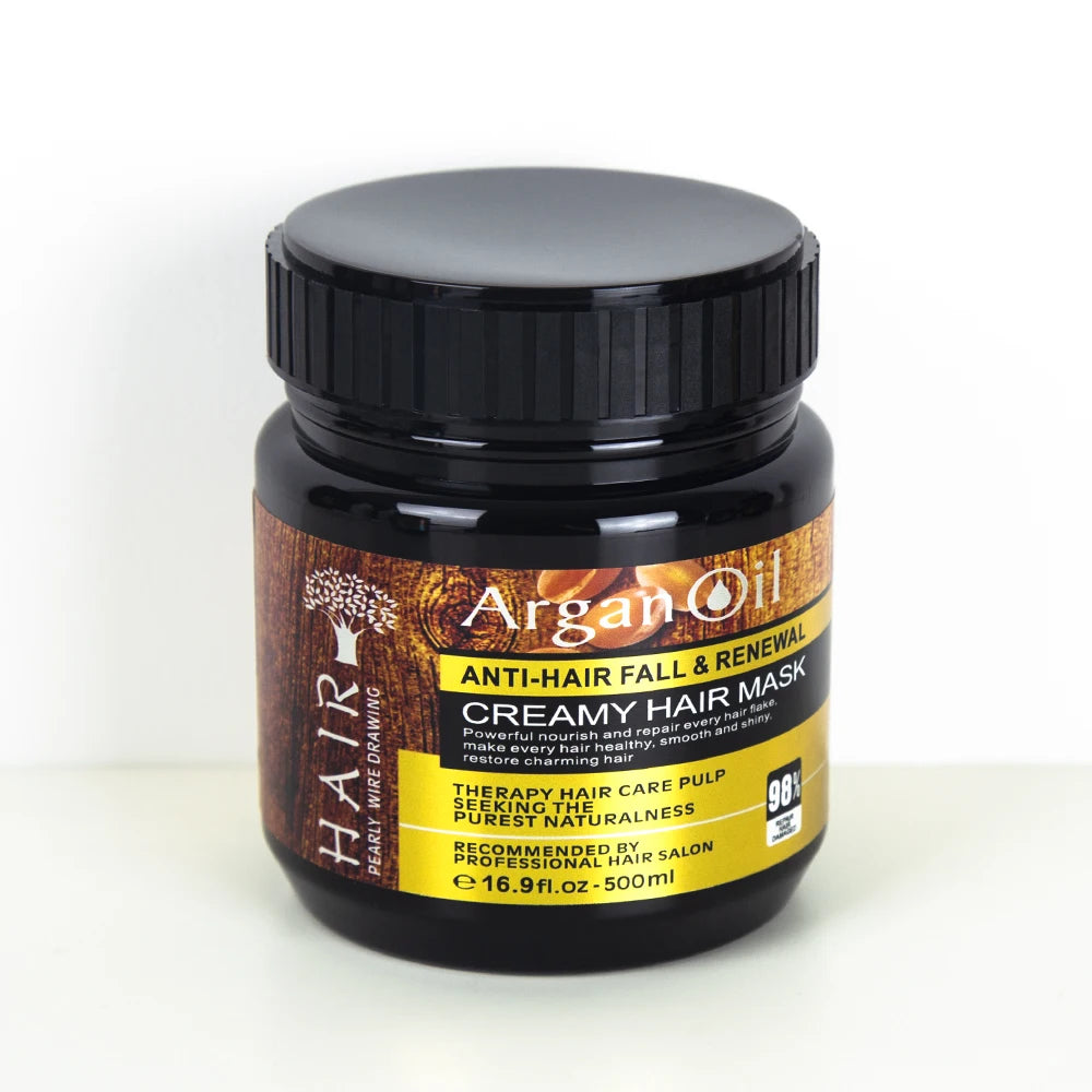 Hot Sales in Stock Hair Care Wholesale Hair Loss Repair Collagen Keratin Brazilian Argan Oil Treatments Hair Mask