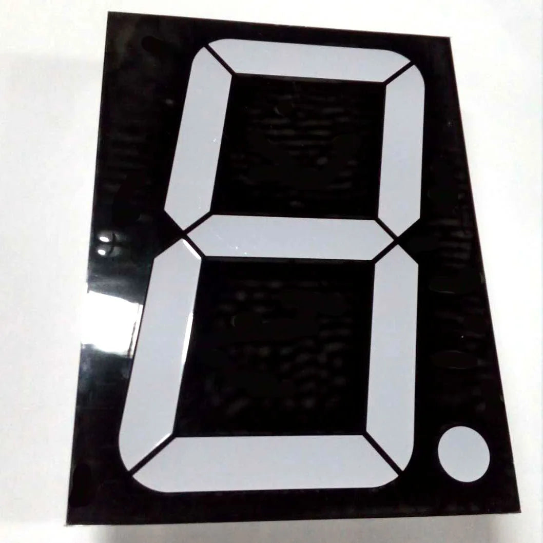 5 Inch Single Digit Brightest ultra Red ( 300-350 Mcd ) 7 Segment Led Display Houkem-50011-A/BUR 10pins LEDs