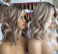 In Stock Wig Bob Wave European Human Hair Wig Cuticle Aligned 13X4 13X6 Lace Front Wigs With Pre Plucked Hairline