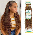 Julianna Wholesale 20inches 100g Synthetic No Weft Water Super Jerry Curly Deep Wave Bulk for Boho Braiding Hair