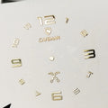 Private Label Emblems Nickel Electroforming Label Watch Dial Stickers/metal 3d Logo Sticker