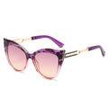 Hot Sale Ladies Luxury Sunglass cat Eye Woman Leopard Luxury Tinted Black cat Eye Sunglasses