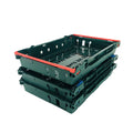 JOIN Plastic Transport Crate Nestable Stackable Storage Crates for Fruits and Vegetables Mesh Basket Plastic Fruit Crate MegaBDM