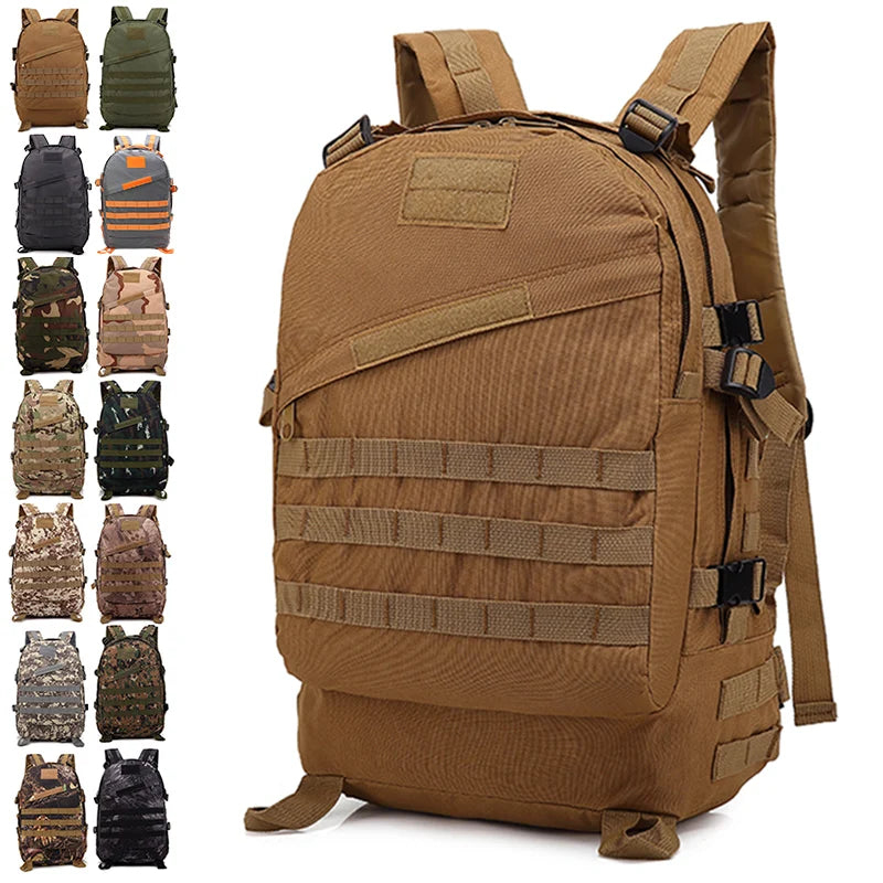 Best Price for Men's Waterproof Rucksack Tactical Backpack OEM Multiple Leisure Bag Zipper Closure Polyester Internal Frame