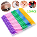 100PCS Disposable Cotton Swab Multi-purpose Eyelash Extension Mascara Applicator Removing Lash Micro Brush Tool JMS Brand Made