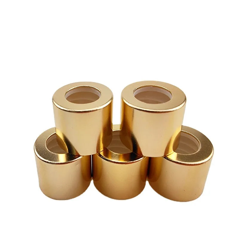 13mm 17mm 18mm 20mm 21mm 22mm 24mm 28mm 35mm Rose Gold Non-Spill Aluminium-Plastic Screw Aromatherapy Cap