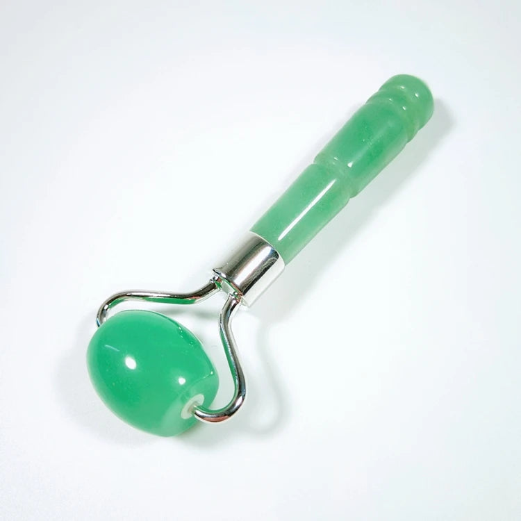 Crafts DIY new designed detachable single head facial green rollers handheld single jade roller souvenirs gift