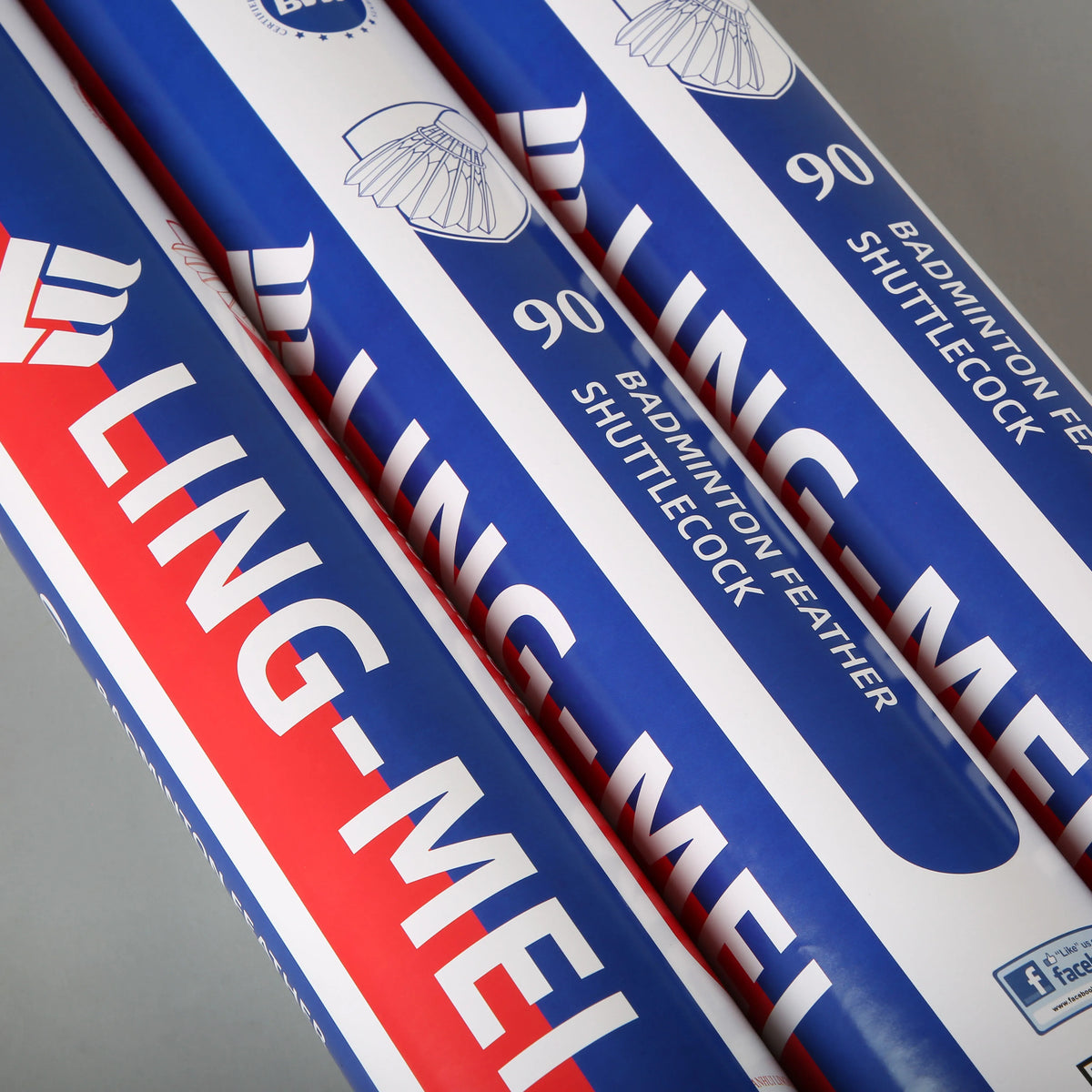 LingMei 90 Model International Tournament Badminton Feather Shuttlecock with A+ Goose Broad Feather Speed 74-79 MegaBDM