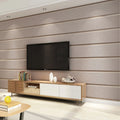 Minimalist Stripe 3D Deer Skin Velvet Thickened Wallpaper with Non-woven Wallpaper for Bedroom Living Room Wallpaper