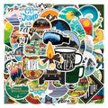 50pcs Colorful Ctue Cartoons Graffiti Stickers Packs for Motorcycle Suitcase Guitar Notebook Wholesale Pvc