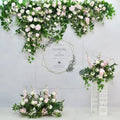 Wedding Outdoor Decoration for Wedding Forest  Decoration Flower Row Geometric Road Lead Flower Art Props Ornaments Supplies